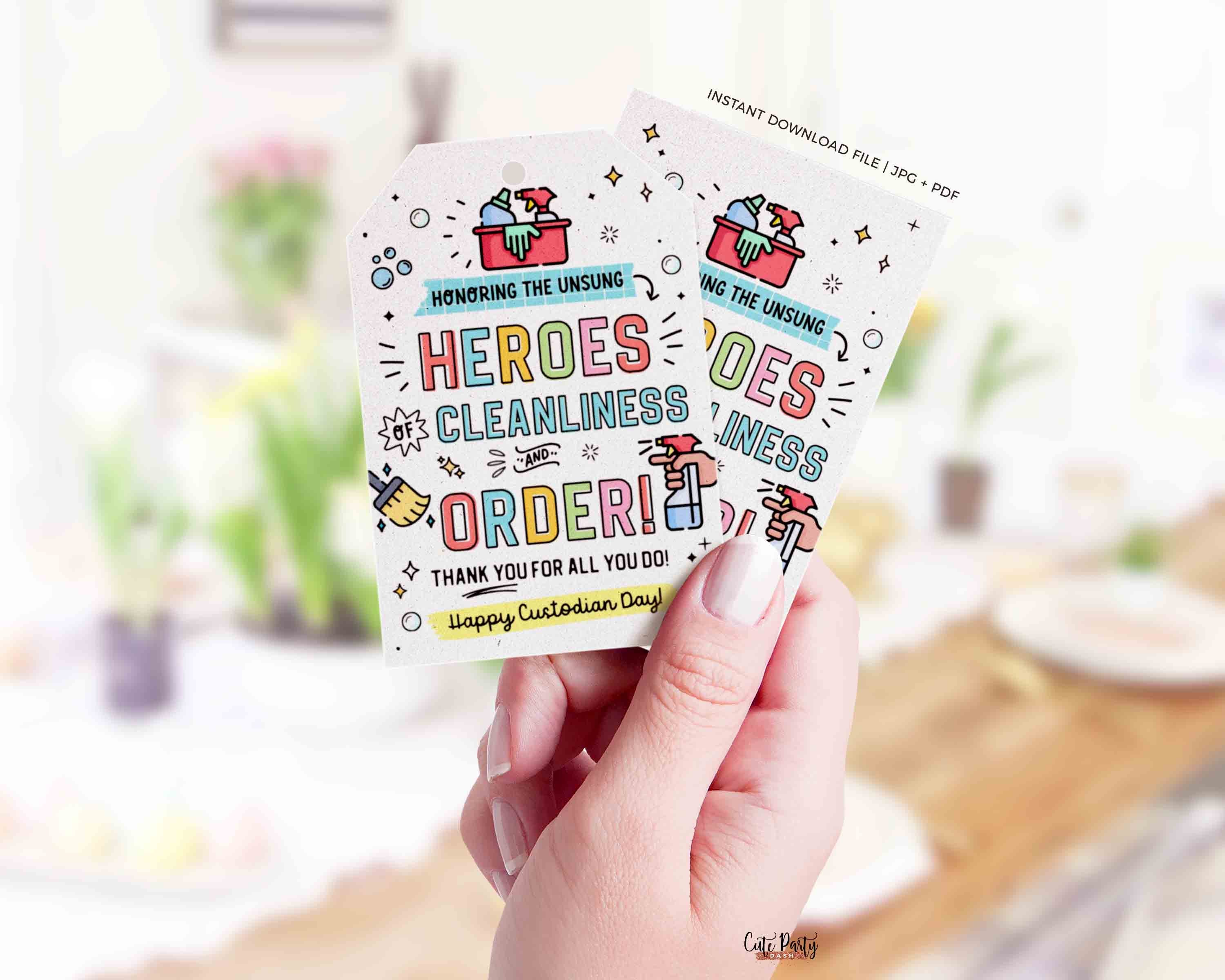 TG313 1NationalCustodianDayTag happy national custodian day printable gift tag – cute party dash