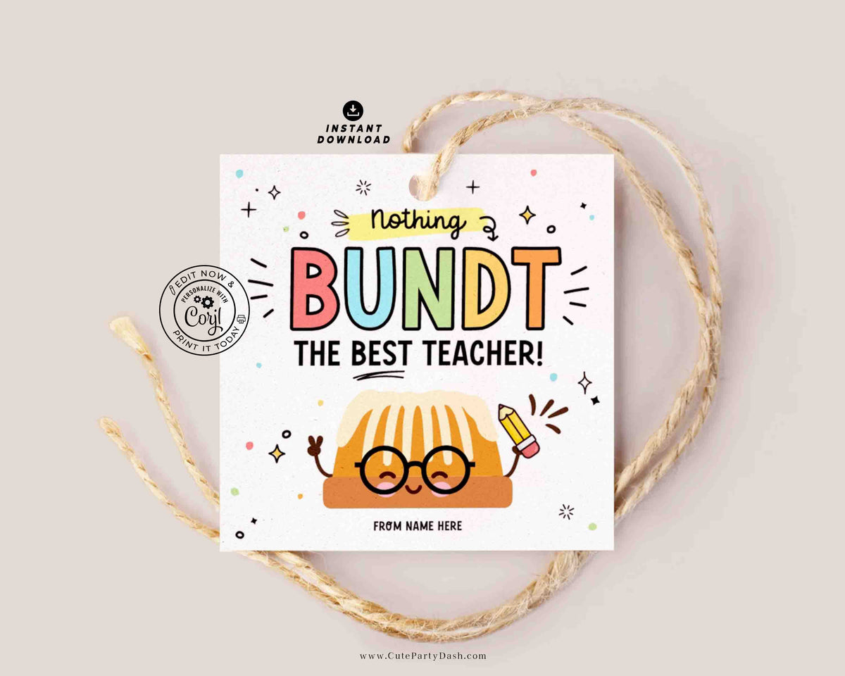 nothing-bundt-the-best-teacher-bundt-cake-tag-printable-instant-download-cute-party-dash for Bundt Cake Teacher Appreciation Free Printable Nothing Bundt the best teacher Bundt Cake Tag Printable INSTANT DOWNLOAD – Cute Party Dash for Bundt Cake Teacher Appreciation Free Printable