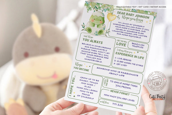 EDITABLE Dinosaur Baby Shower Guess the Due Date Calendar Game, Prediction Poster, Guess Baby's Birth Date Calendar - Digital Download