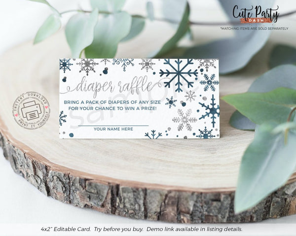 Baby It's Cold Outside Baby Shower Welcome Sign - Digital Download