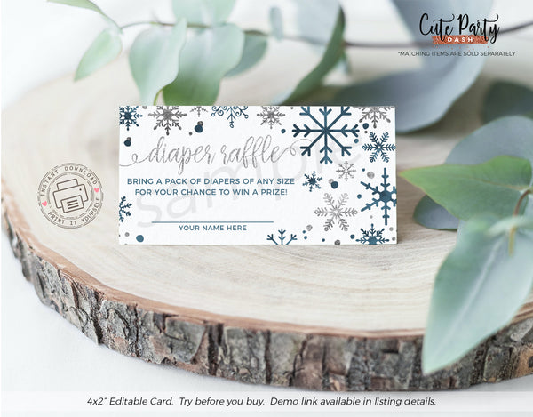 Baby It's Cold Outside Baby Shower Invitation kit - Digital Download
