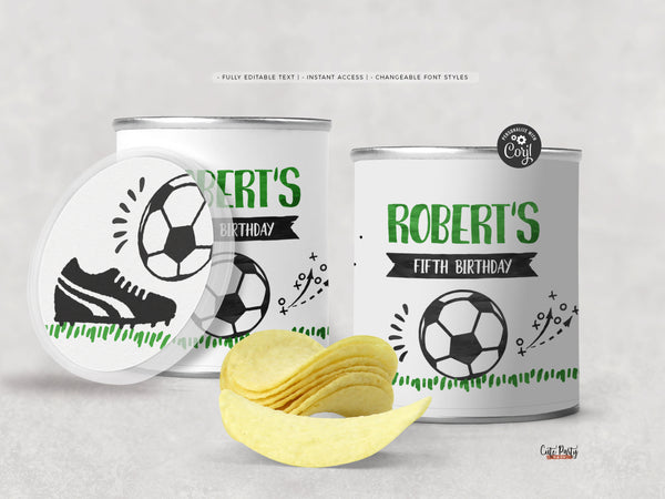 EDITABLE Soccer Birthday Party Ticket invitation- Instant Download