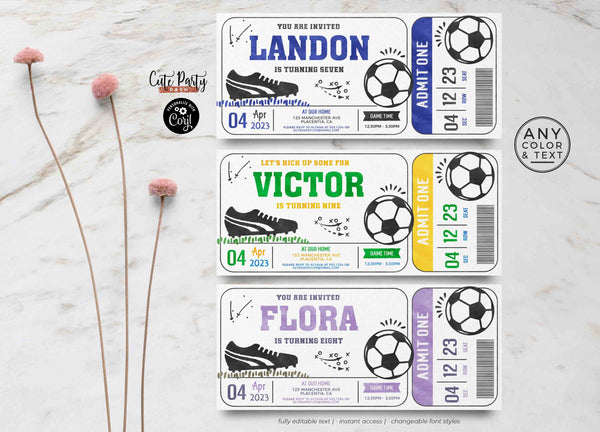 Soccer Birthday Pringles Potato Chip Can Tube Label Template - Digital Download
