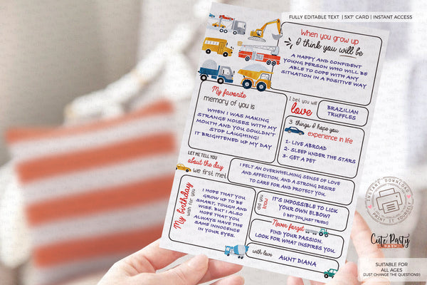 City Transportation Birthday invitation - Digital Download