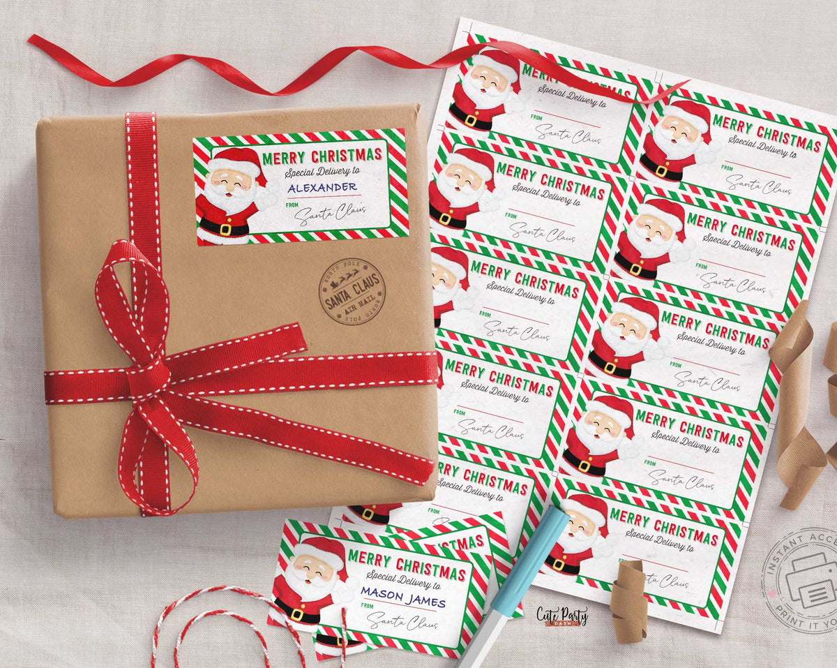 Special Delivery Custom North Pole Wrapping Paper Personalized From Santa  Wrapping Paper Santa Express Mail Gift Wrap Name Wrap Paper 