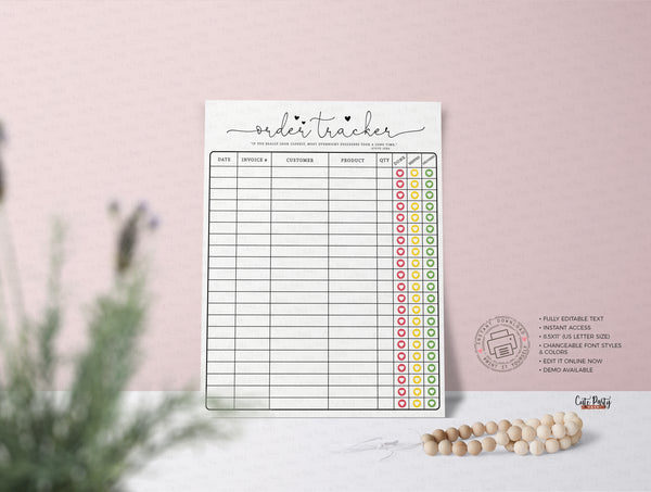 Professional Gift Certificate Editable Template - Instant Download