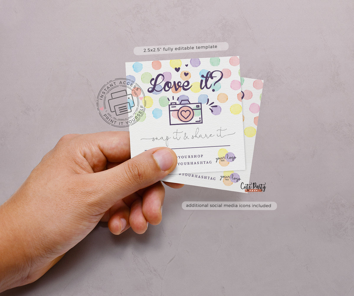 Watercolor Dots Price List Editable Template - Instant Download – Cute ...