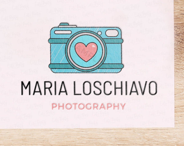 Professional Photographer Logo - Premade Logo - Cute Party Dash