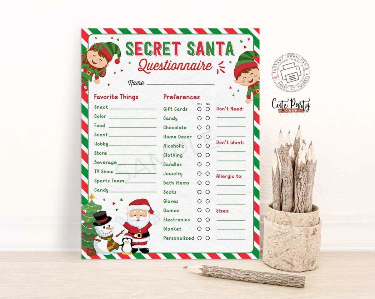 Christmas Secret Santa Questionnaire Printable Holidays Wish List Tem Cute Party Dash christmas-secret-santa-questionnaire-printable-holidays-wish-list-tem-cute-party-dash