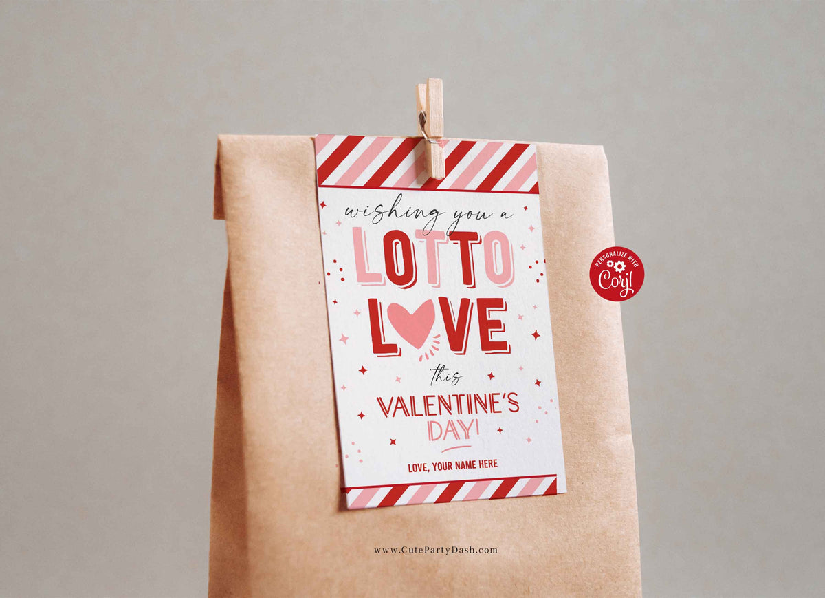 Valentines lotto shop
