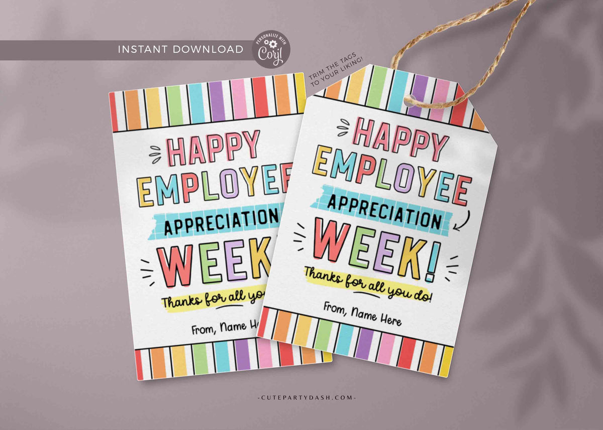 happy-employee-appreciation-week-thanks-for-all-you-do-tags-cute-party-dash for Free Printable Employee Appreciation Flyer Happy Employee Appreciation Week Thanks for all you do Tags – Cute Party Dash for Free Printable Employee Appreciation Flyer