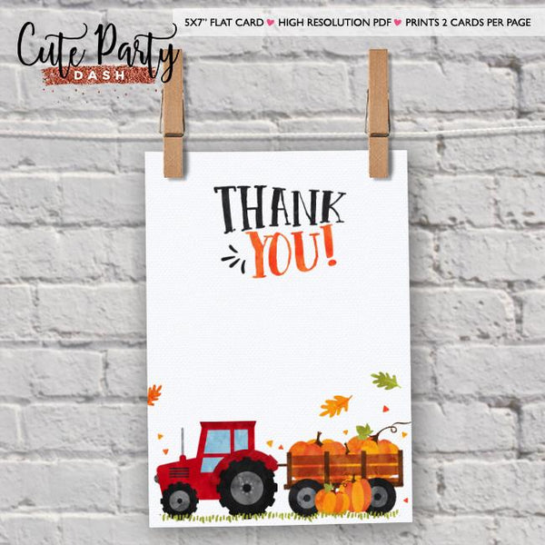 Our Little Pumpkin Birthday Party Invitation - Digital Download - Cute Party Dash