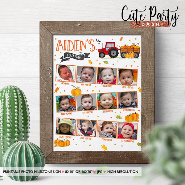 Our Little Pumpkin Birthday Party Invitation - Digital Download - Cute Party Dash