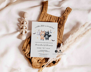 Little Boo Halloween Baby Shower Boho Invitation Printable Ghost Baby Shower Invite Baby Shower Invite INSTANT DOWNLOAD (320)