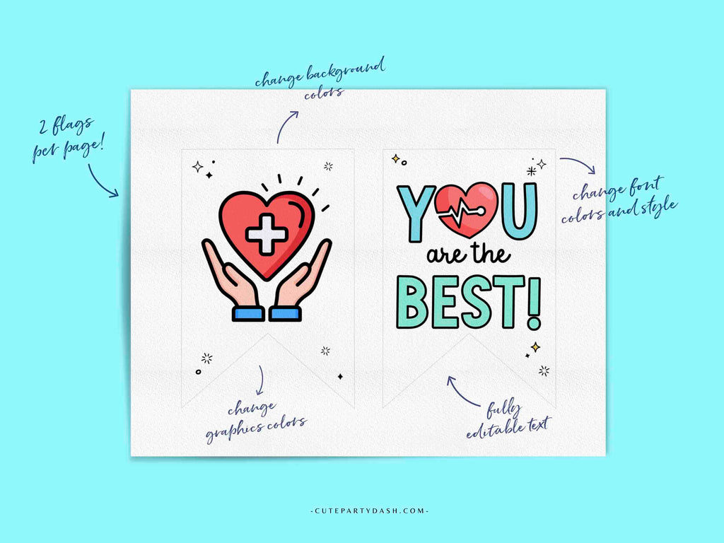 Medical Assistant Week Banner Printable Decor – Cute Party Dash