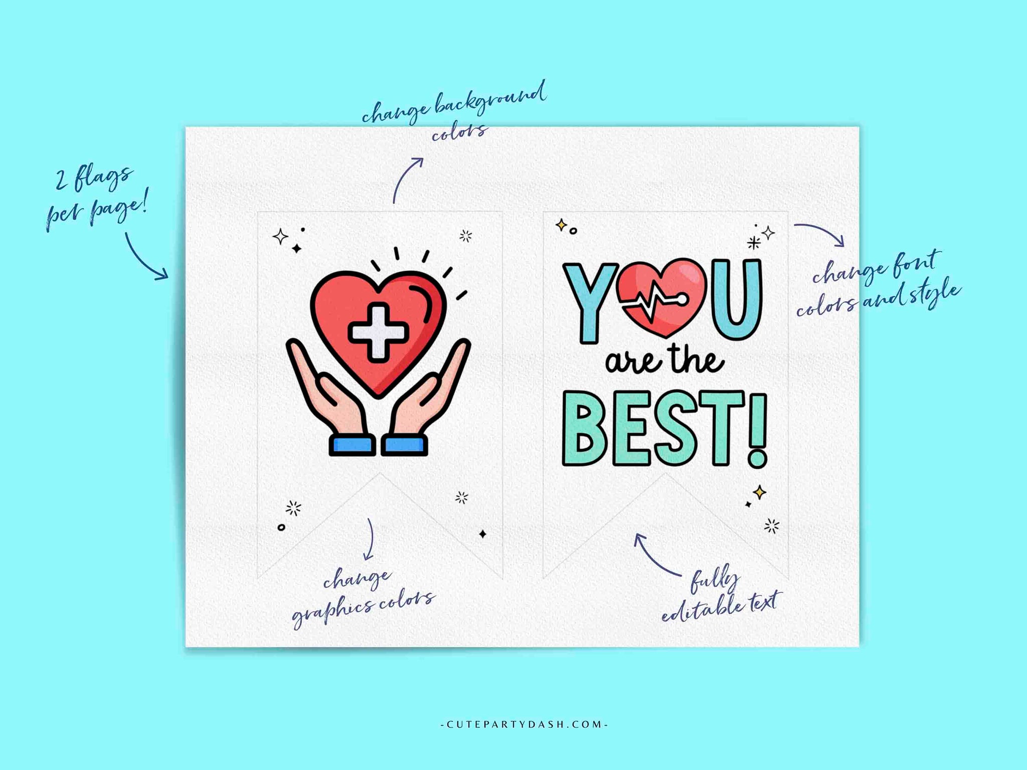 Medical Assistant Week Banner Printable Decor – Cute Party Dash