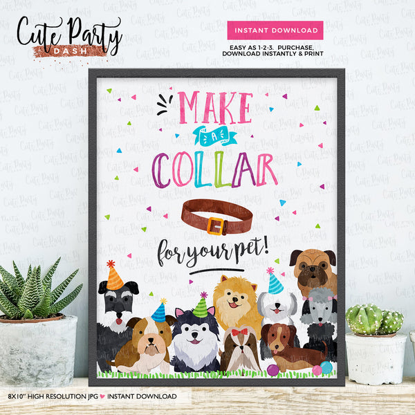 Puppy Birthday Photo Invitation Girl Pet adoption Pink Purple Doggy Dog Adoption Digital corjl Invitation 468