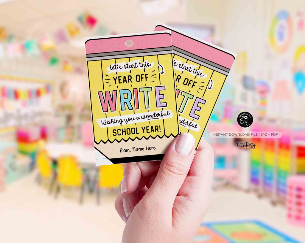 let-s-start-this-year-off-write-pen-marker-gift-tags-cute-party-dash for Free Printable Pencil Gift Tag Let's start this year off WRITE Pen Marker gift tags. – Cute Party Dash for Free Printable Pencil Gift Tag