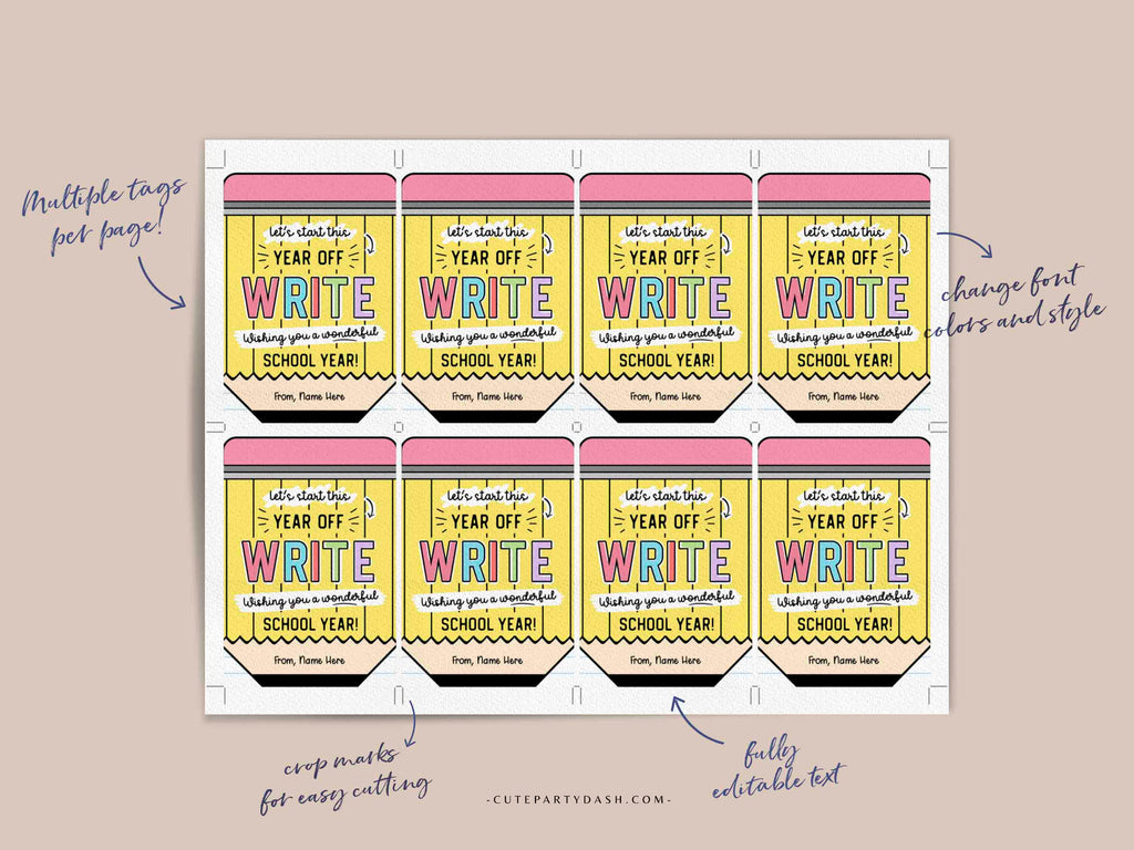 let-s-start-this-year-off-write-pen-marker-gift-tags-cute-party-dash for Let S Start The Year Off Write Free Printable Let's start this year off WRITE Pen Marker gift tags. – Cute Party Dash for Let S Start The Year Off Write Free Printable