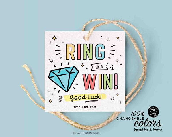 Ring in a Win Team Gift Tag INSTANT DOWNLOAD Printable Good Luck Big Game Day Gift Cheer Dance Camp Squad Pop Gem Ring Candy Pun Tag TeamRing in a Win Team Gift Tag INSTANT DOWNLOAD Printable Good Luck Big Game Day Gift Cheer Dance Camp Squad Pop Gem Ring Candy Pun Tag Team