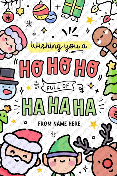 Christmas Gift Tags Printable INSTANT DOWNLOAD Happy Holidays Funny Christmas Gift Tags Kids Hohoho Christmas tag Employee Staff Teacher