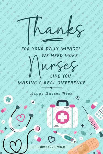 Nurses Week Gift Tags Printable INSTANT DOWNLOAD Editable National Nurses Appreciation Gifts Happy Nurse Week Gifts Thank You Nurses