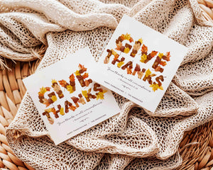 Thanksgiving Gift Tag: Editable Give Thanks Bible Printable (Digital Download)