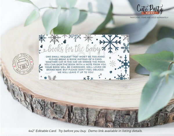 Baby It's Cold Outside Baby Shower Game Bingo Printable Game - Digital Download