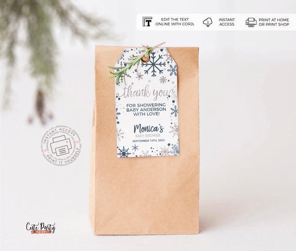 Baby It's Cold Outside Baby Shower Game Bingo Printable Game - Digital Download