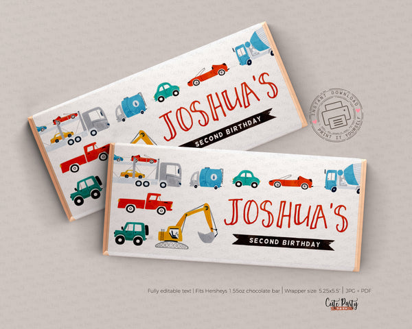 Transportation Birthday invitation - Digital Download