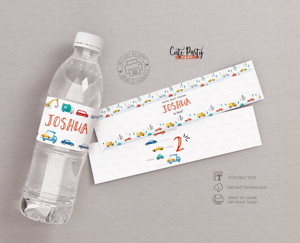 Transportation Birthday invitation - Digital Download