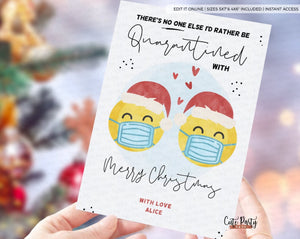 Christmas Quarantine Anniversary Love Card - Digital Download