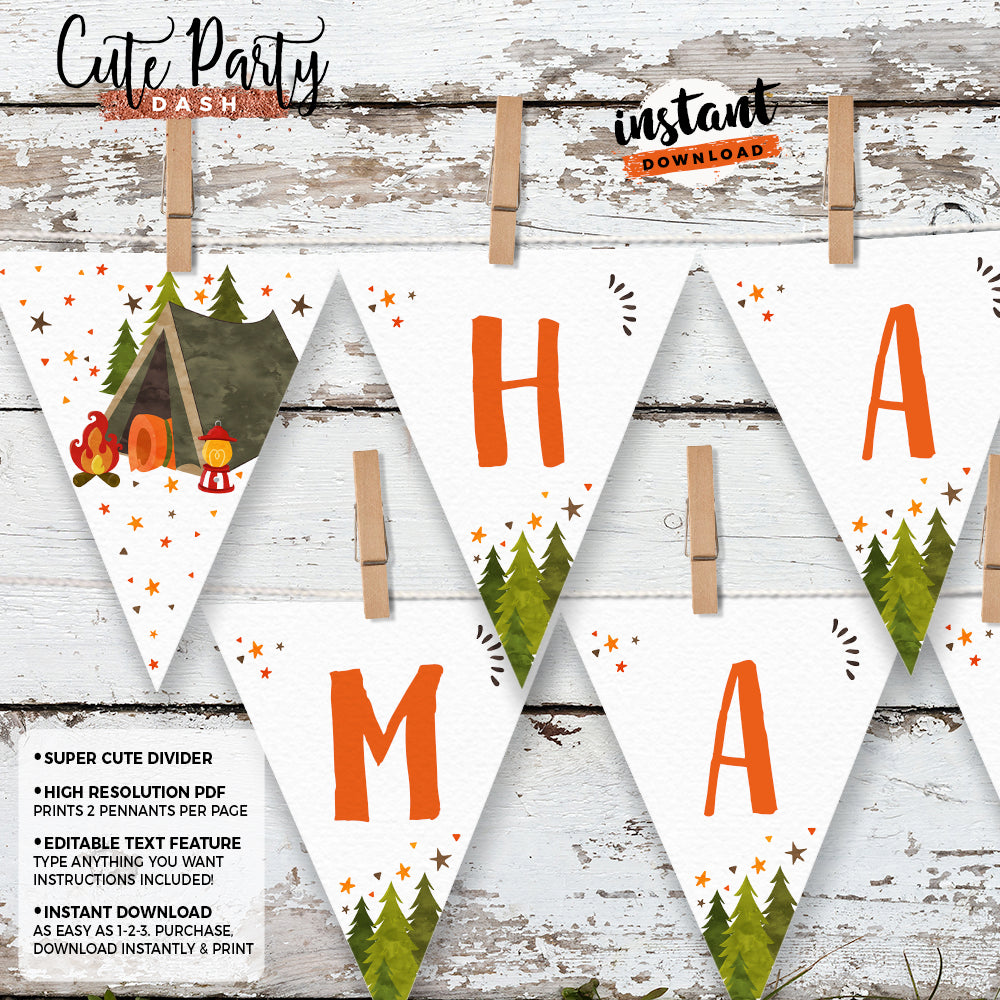 Camping Party Directional Arrow Signs - Digital Download – Cute Party Dash camping-party-directional-arrow-signs-digital-download-cute-party-dash