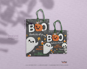 Boo Thanks for All You Do Halloween Tags - Digital Download – Cute