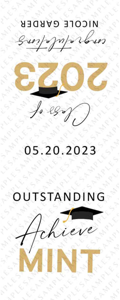 Graduation Favors for guest 2023 Editable Senior Class of 2023 Graduation Party Mint Favors idea Candy High School Grad - Digital Download