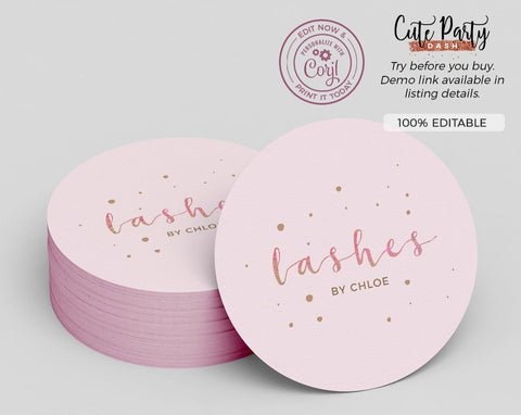 Signature Feminine Logo Design - Premade Logo - Cute Party Dash