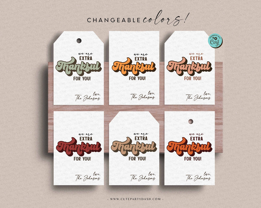 Extra Thankful for you Gift Tag Fall Favor Tags Fall Appreciation Fa Extra Thankful for you Gift Tag Fall Favor Tags Fall Appreciation Fa