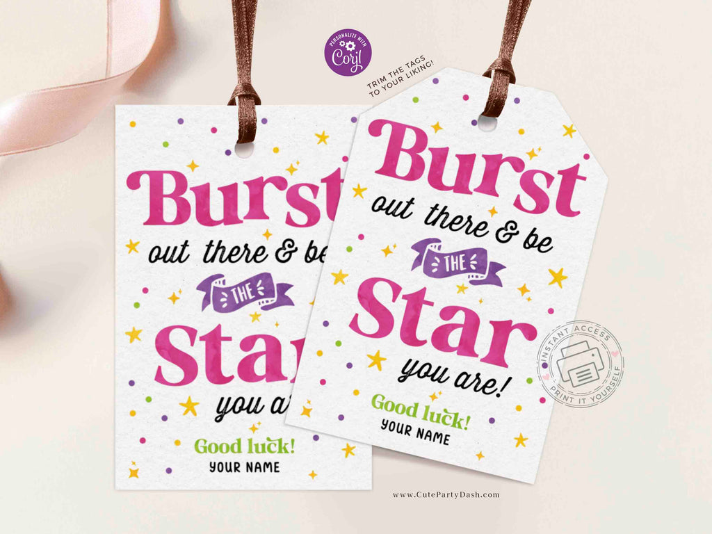 editable-starburst-candy-gram-cheer-treat-tag-cute-party-dash for Free Printable Cheerleader Gift Tags Editable Starburst Candy Gram Cheer Treat tag – Cute Party Dash for Free Printable Cheerleader Gift Tags