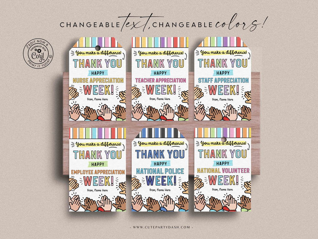 TG183 1EmployeeAppreciationGiftTagPrintable EmployeeAppreciationCardThankYou happy employee appreciation week thanks for all you do tags – cute
